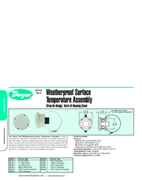 Thumbnail of document Data Sheet - S2-4 Weatherproof Surface Temperature Assembly
